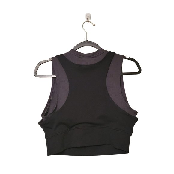 Jordan Essentials Womens Black Top L Crop Logo - Picture 7 of 9